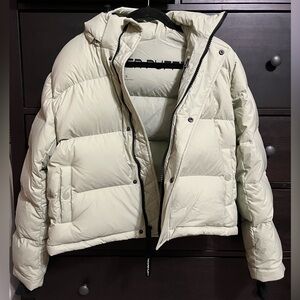 Aritzia Sage Green Super Puff Shorty